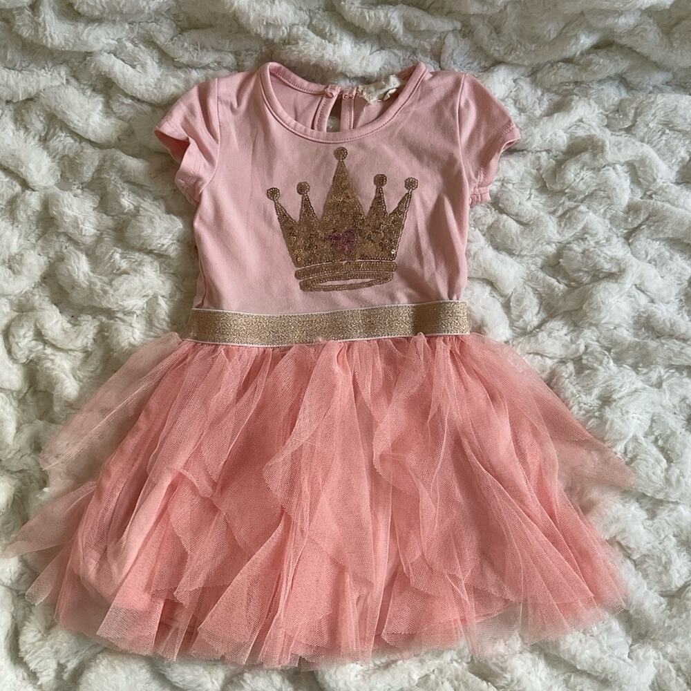 Between 12M pink dress, first birthday